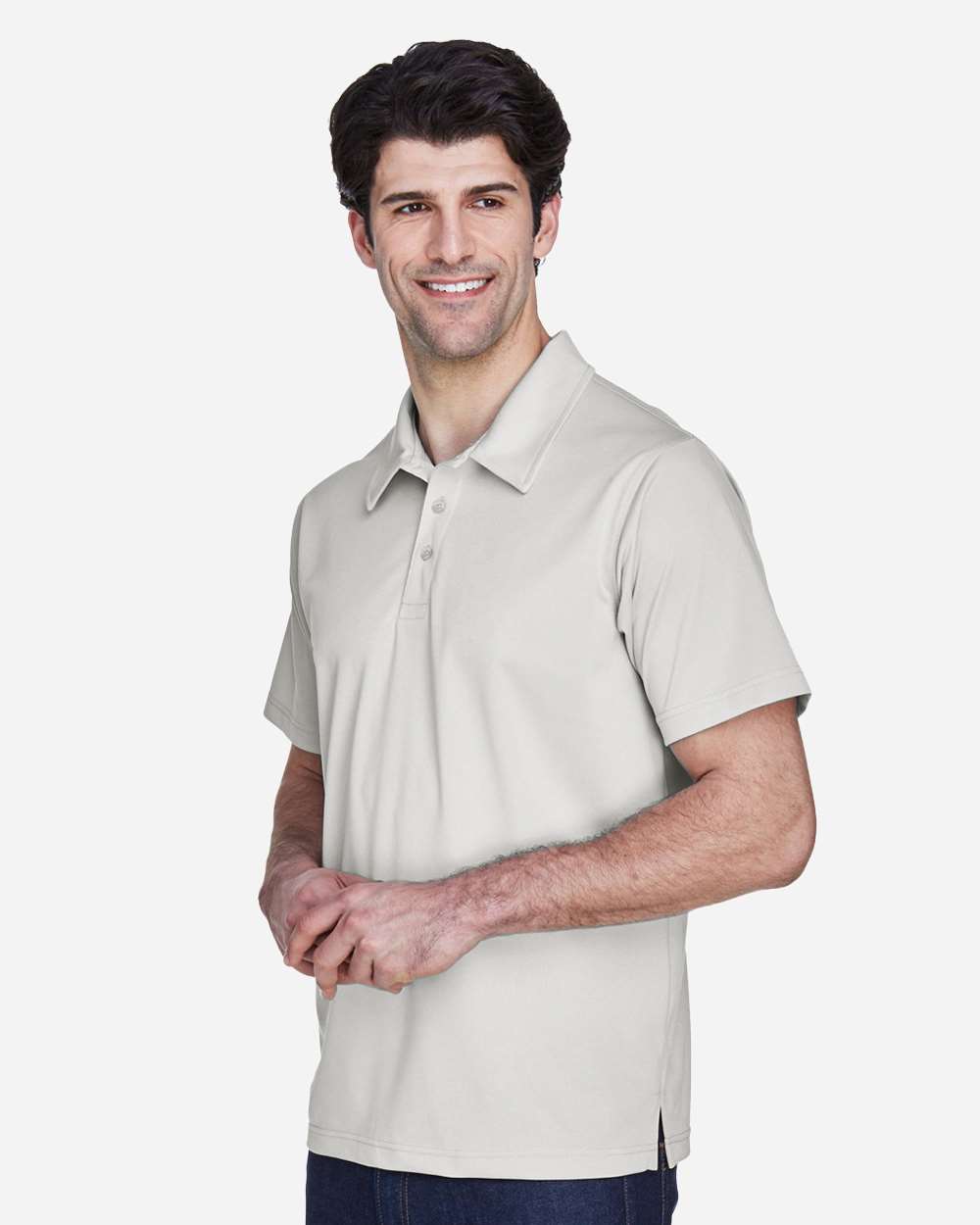 Men's Command Snag Protection Polo - OnModelSide - B690D9352 - Sport Silver