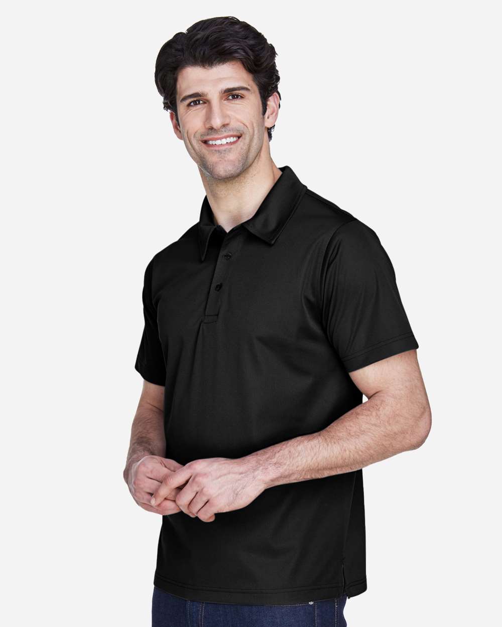 Men's Command Snag Protection Polo - OnModelSide - B690D9502 - Black