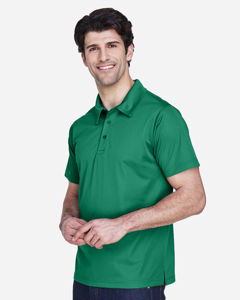 Men's Command Snag Protection Polo - OnModelSide - B690D9602 - Sport Kelly