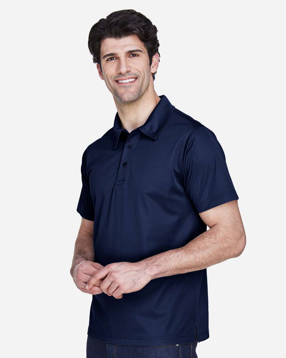 Men's Command Snag Protection Polo - OnModelSide - B690D9652 - Sport Dark Navy