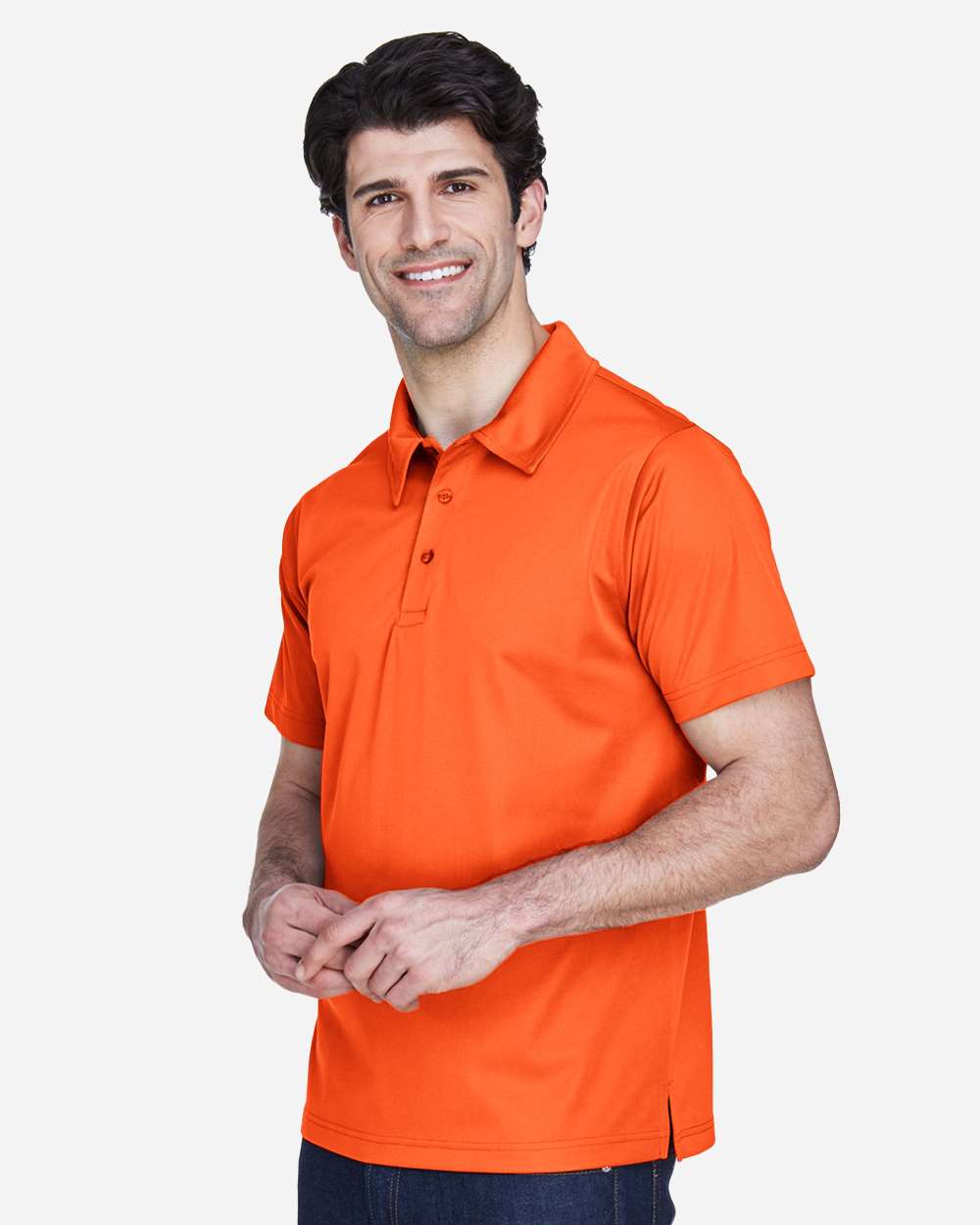 Men's Command Snag Protection Polo - OnModelSide - B690D9662 - Sport Orange
