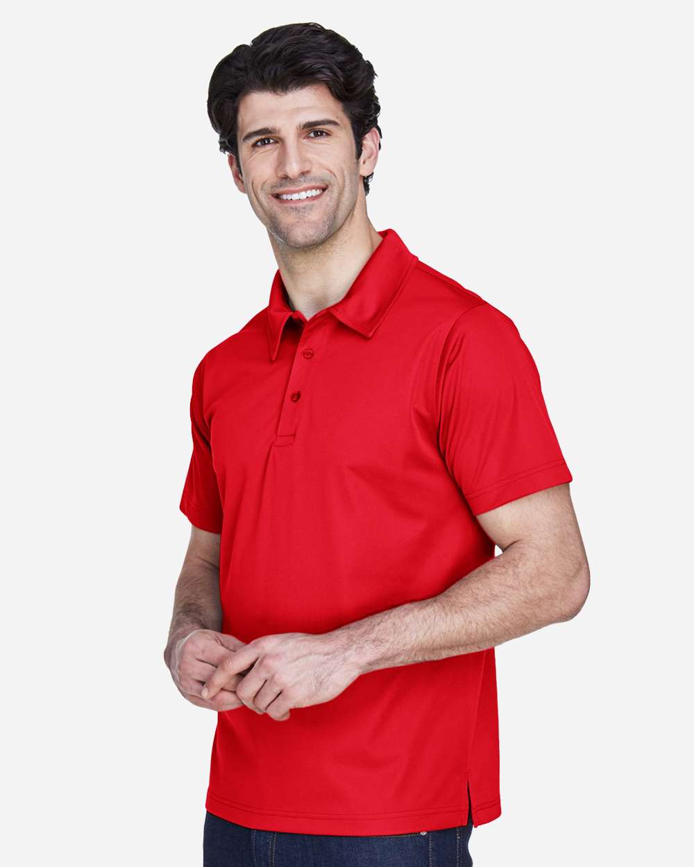 Men's Command Snag Protection Polo - OnModelSide - B690D9702 - Sport Red