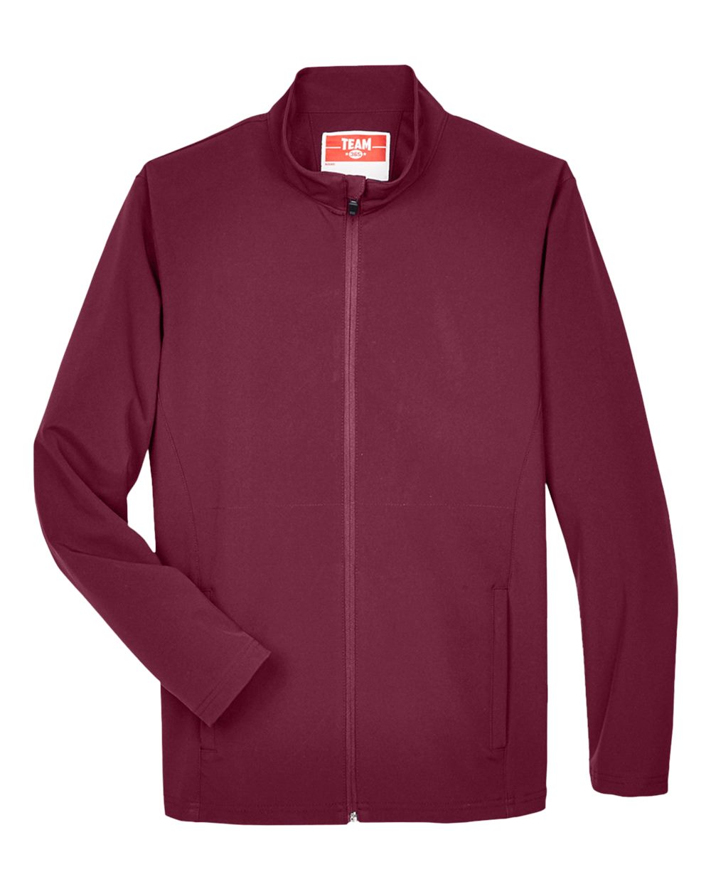 Men's Leader Soft Shell Jacket - Front - B738D9102 - Sport Maroon