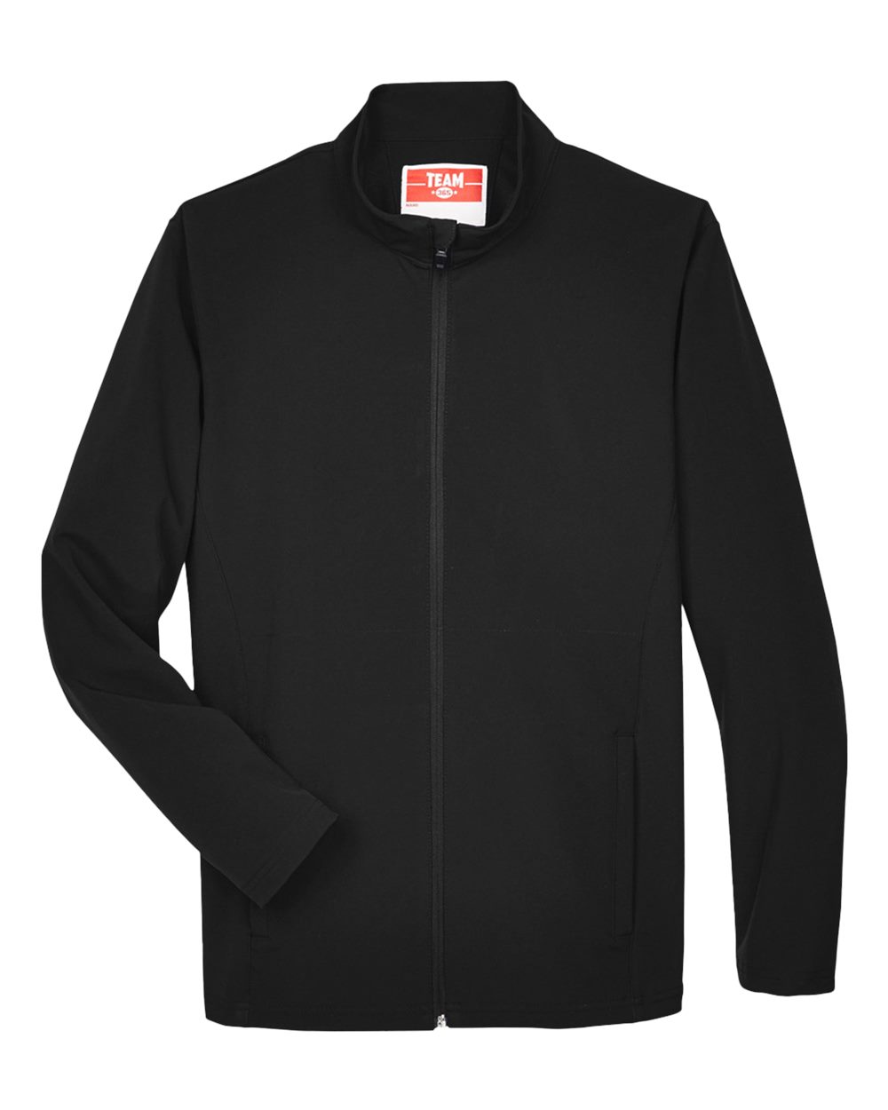 Men's Leader Soft Shell Jacket - Front - B738D9502 - Black