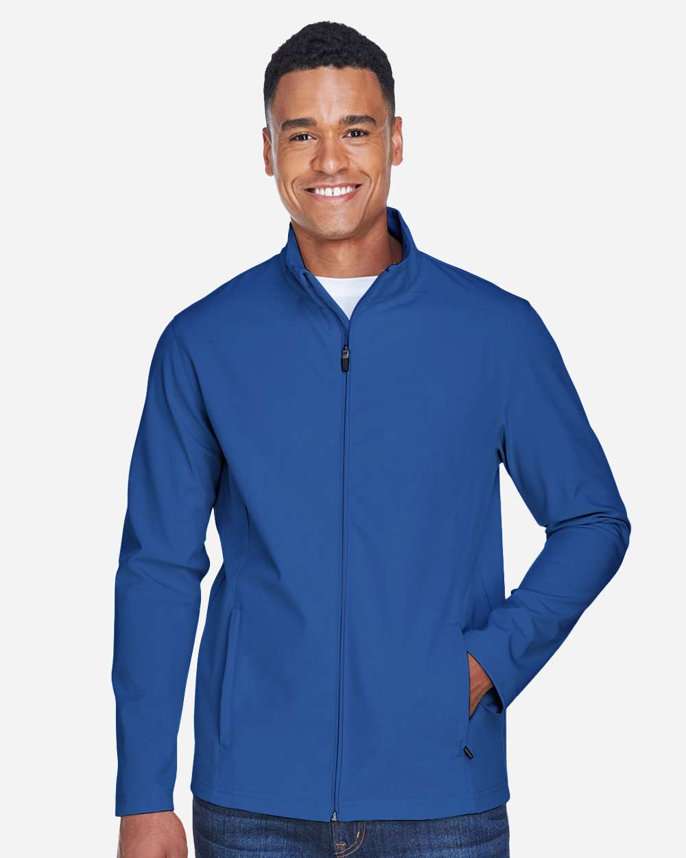 Men's Leader Soft Shell Jacket - OnModelFront - B738D9752 - Sport Royal