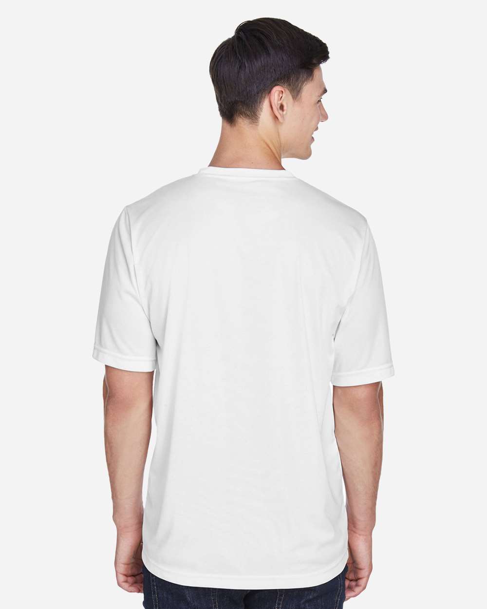 Men's Zone Performance T-Shirt - OnModelBack - B671D9002 - White