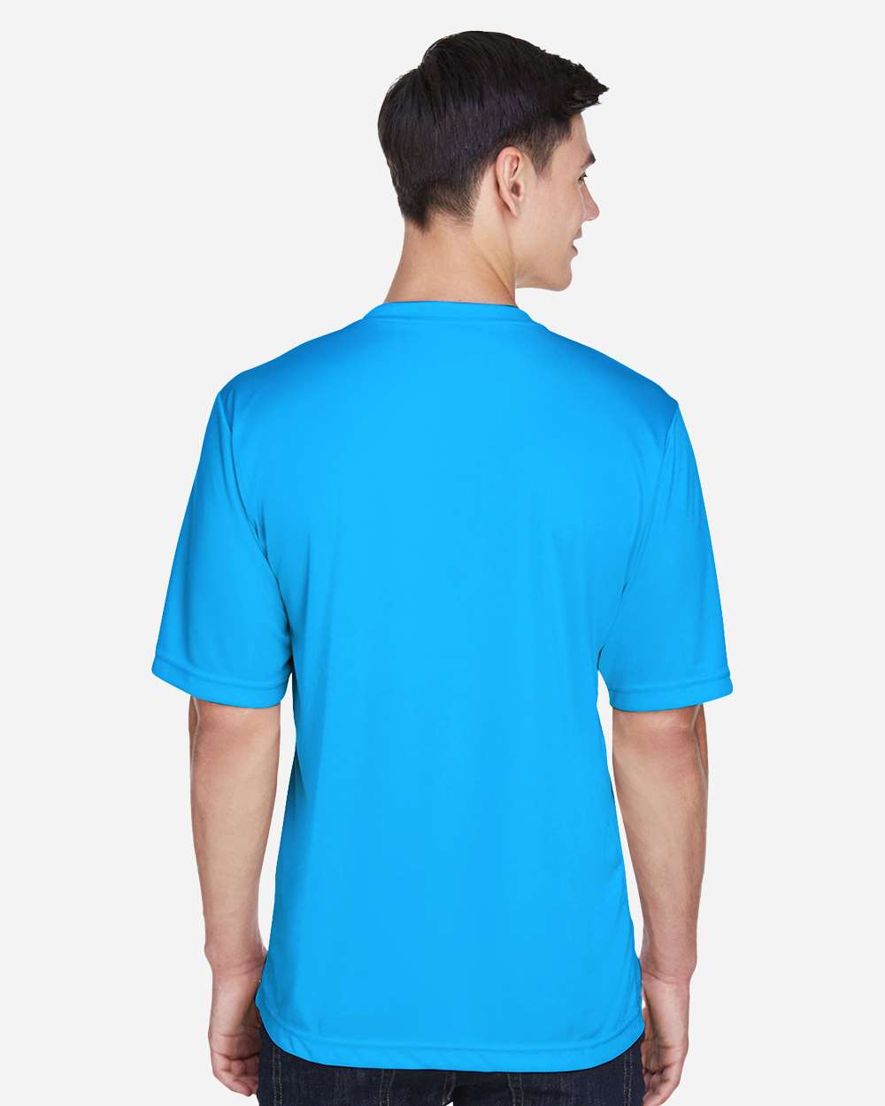 Men's Zone Performance T-Shirt - OnModelBack - B671D9062 - Electric Blue