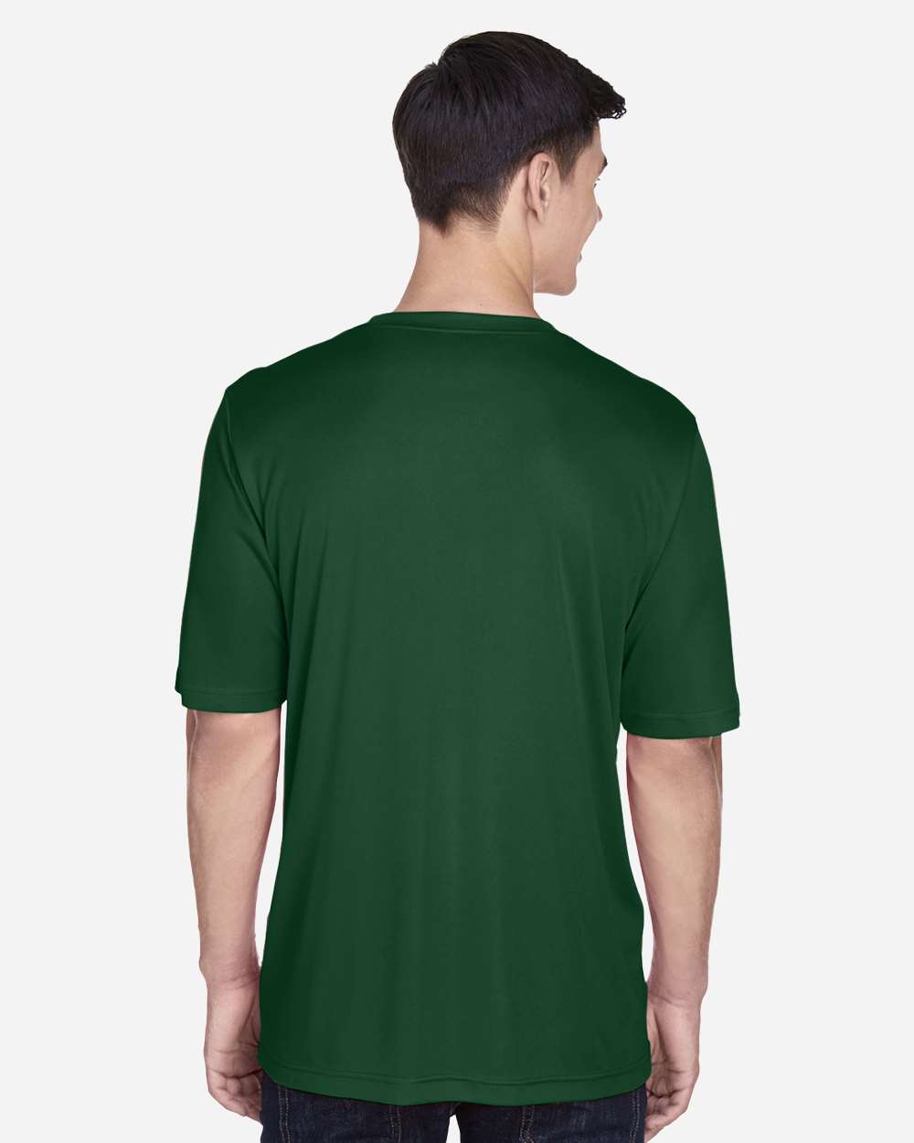 Men's Zone Performance T-Shirt - OnModelBack - B671D9192 - Sport Dark Green