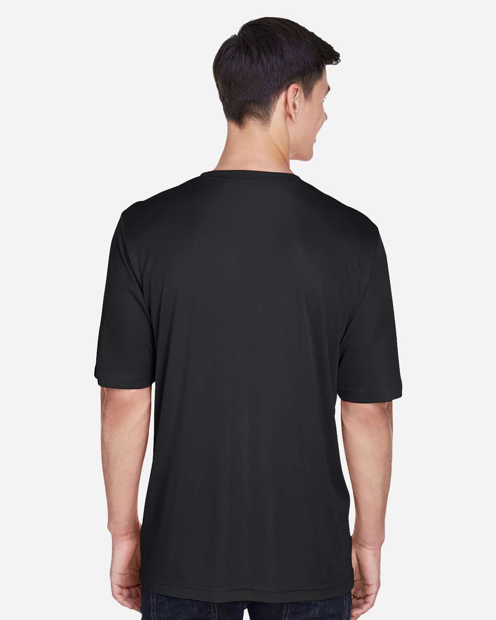 Men's Zone Performance T-Shirt - OnModelBack - B671D9502 - Black