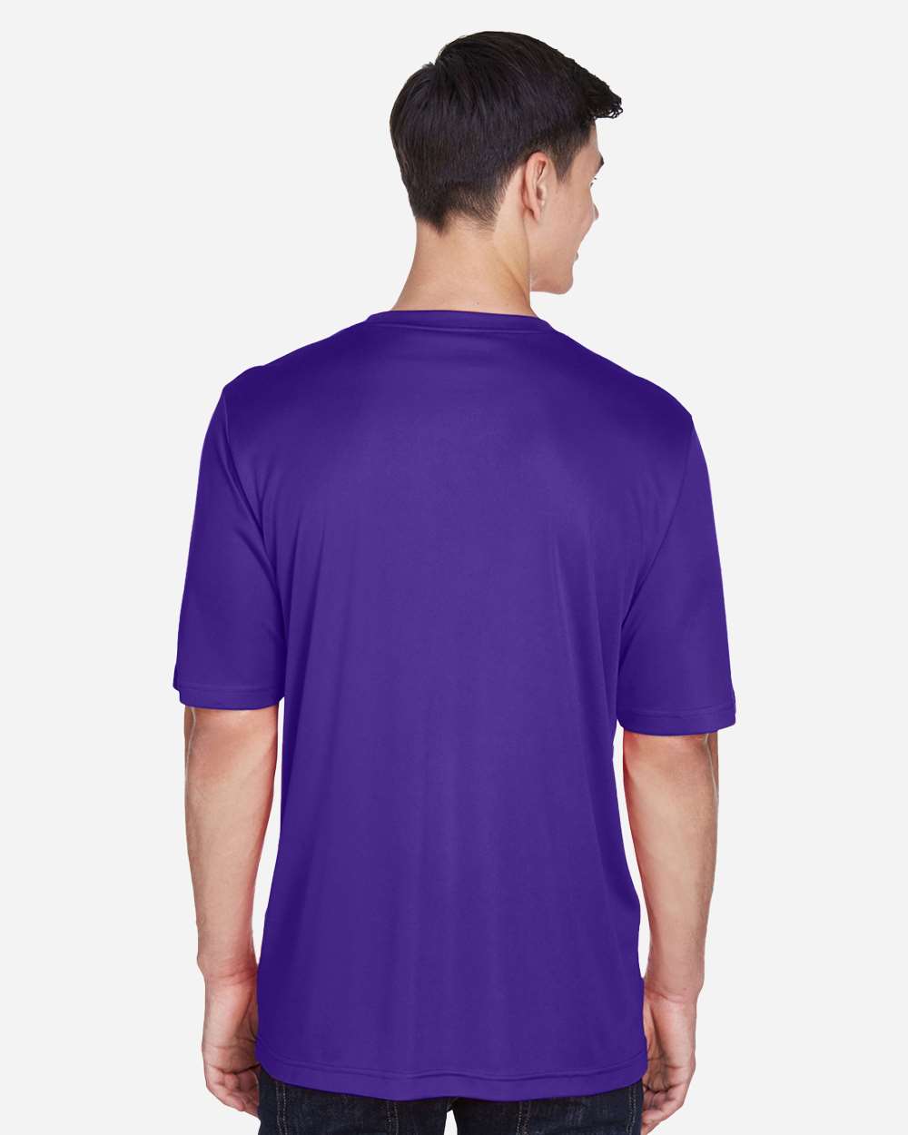 Men's Zone Performance T-Shirt - OnModelBack - B671D9672 - Sport Purple