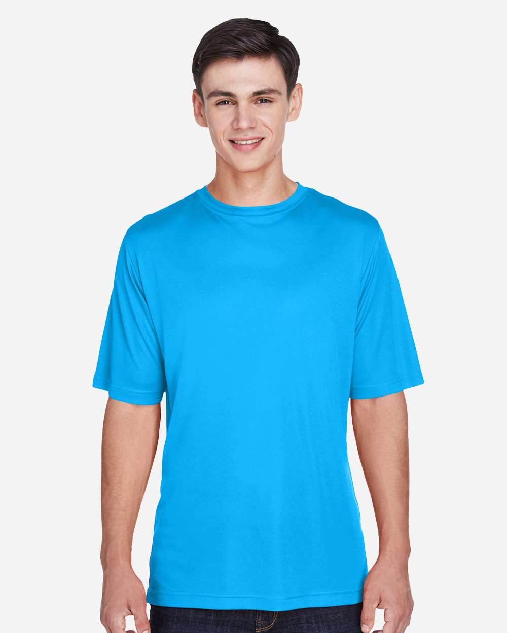 Men's Zone Performance T-Shirt - OnModelFront - B671D9062 - Electric Blue
