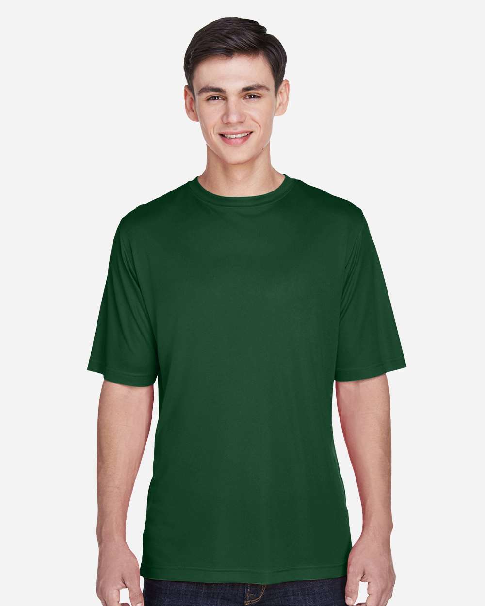 Men's Zone Performance T-Shirt - OnModelFront - B671D9192 - Sport Dark Green