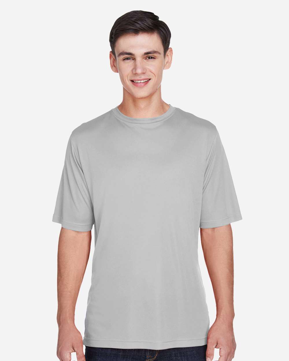 Men's Zone Performance T-Shirt - OnModelFront - B671D9352 - Sport Silver