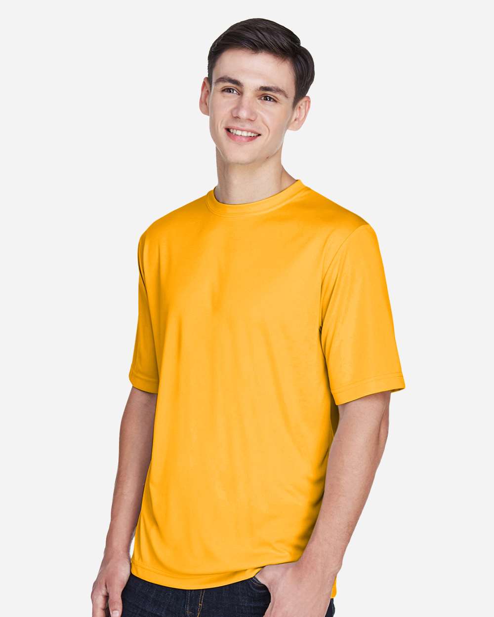 Men's Zone Performance T-Shirt - OnModelSide - B671D9122 - Sport Athletic Gold