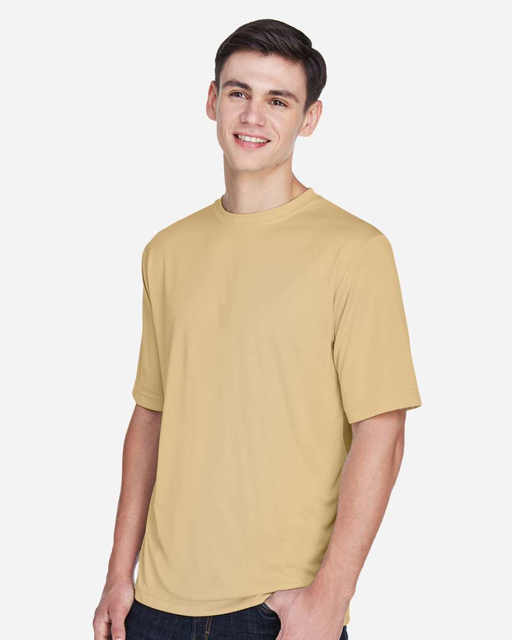 Men's Zone Performance T-Shirt - OnModelSide - B671D9152 - Sport Vegas Gold