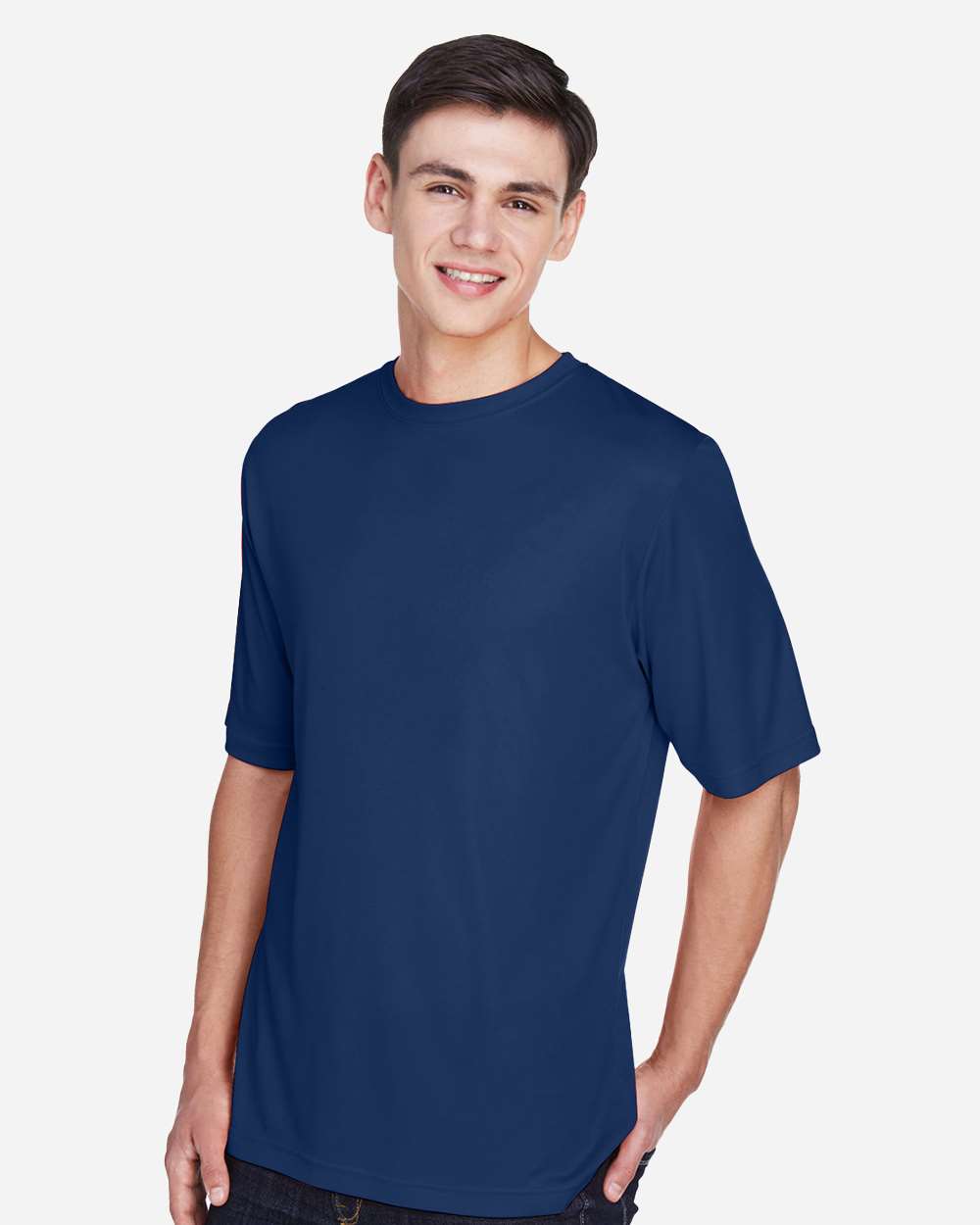 Men's Zone Performance T-Shirt - OnModelSide - B671D9652 - Sport Dark Navy