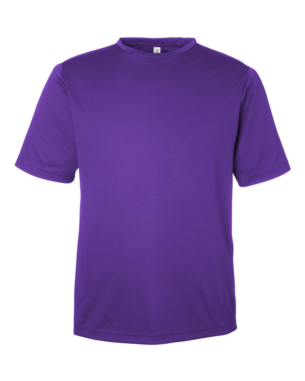 Men's Zone Performance Mesh T-Shirt - Front - B686D9672 - Sport Purple