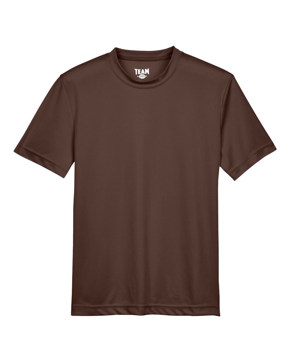 Youth Zone Performance T-Shirt - Front - B683D9052 - Sport Dark Brown