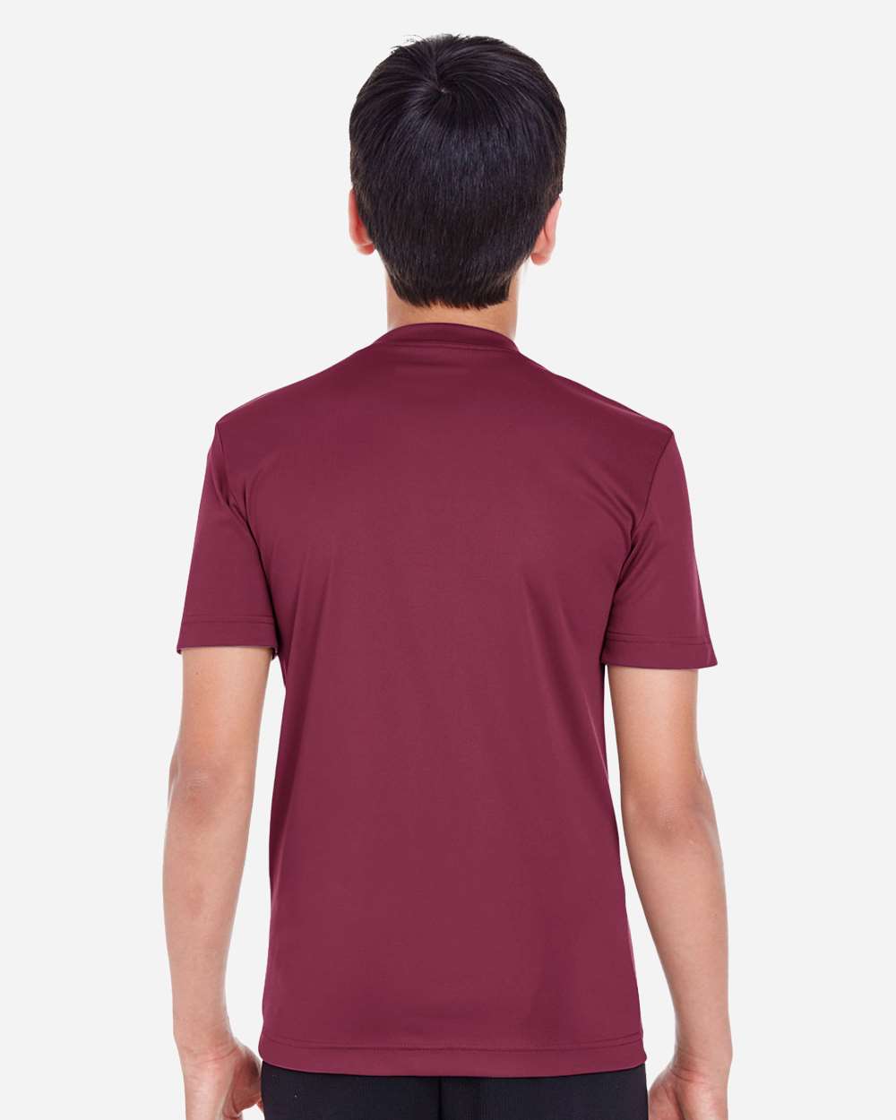 Youth Zone Performance T-Shirt - OnModelBack - B683D9102 - Sport Maroon