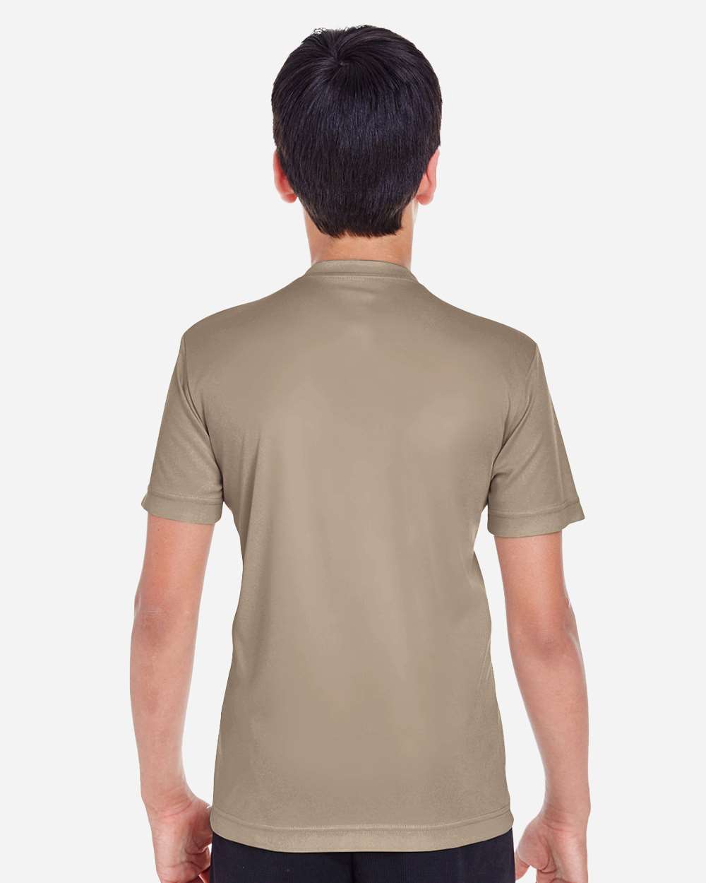 Youth Zone Performance T-Shirt - OnModelBack - B683D9112 - Desert Khaki