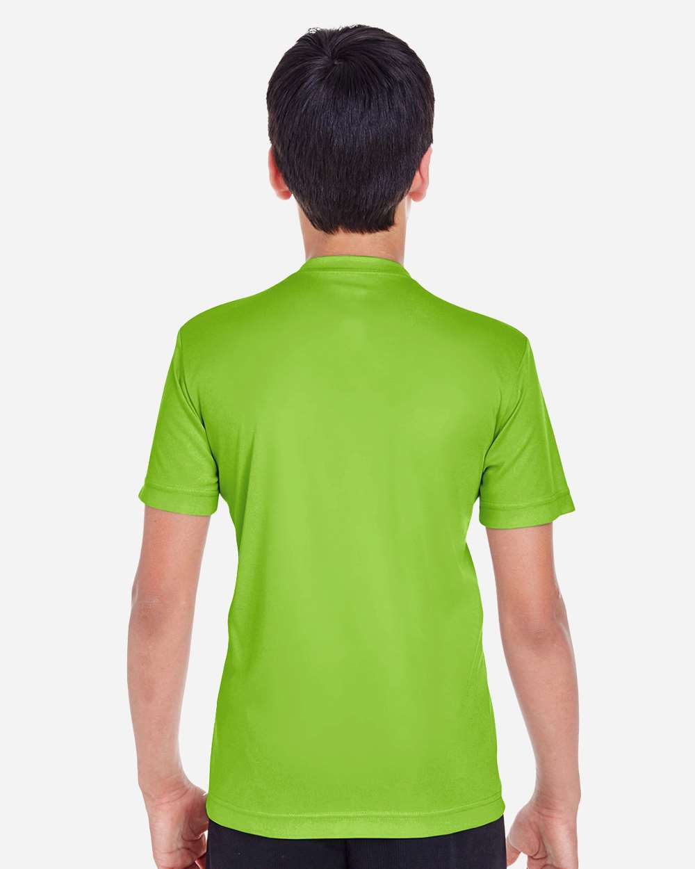 Youth Zone Performance T-Shirt - OnModelBack - B683D9162 - Acid Green