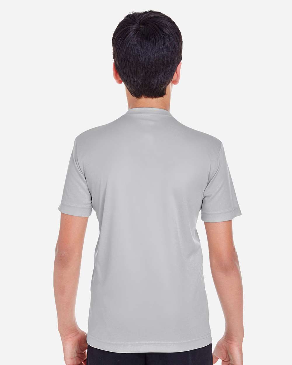 Youth Zone Performance T-Shirt - OnModelBack - B683D9352 - Sport Silver