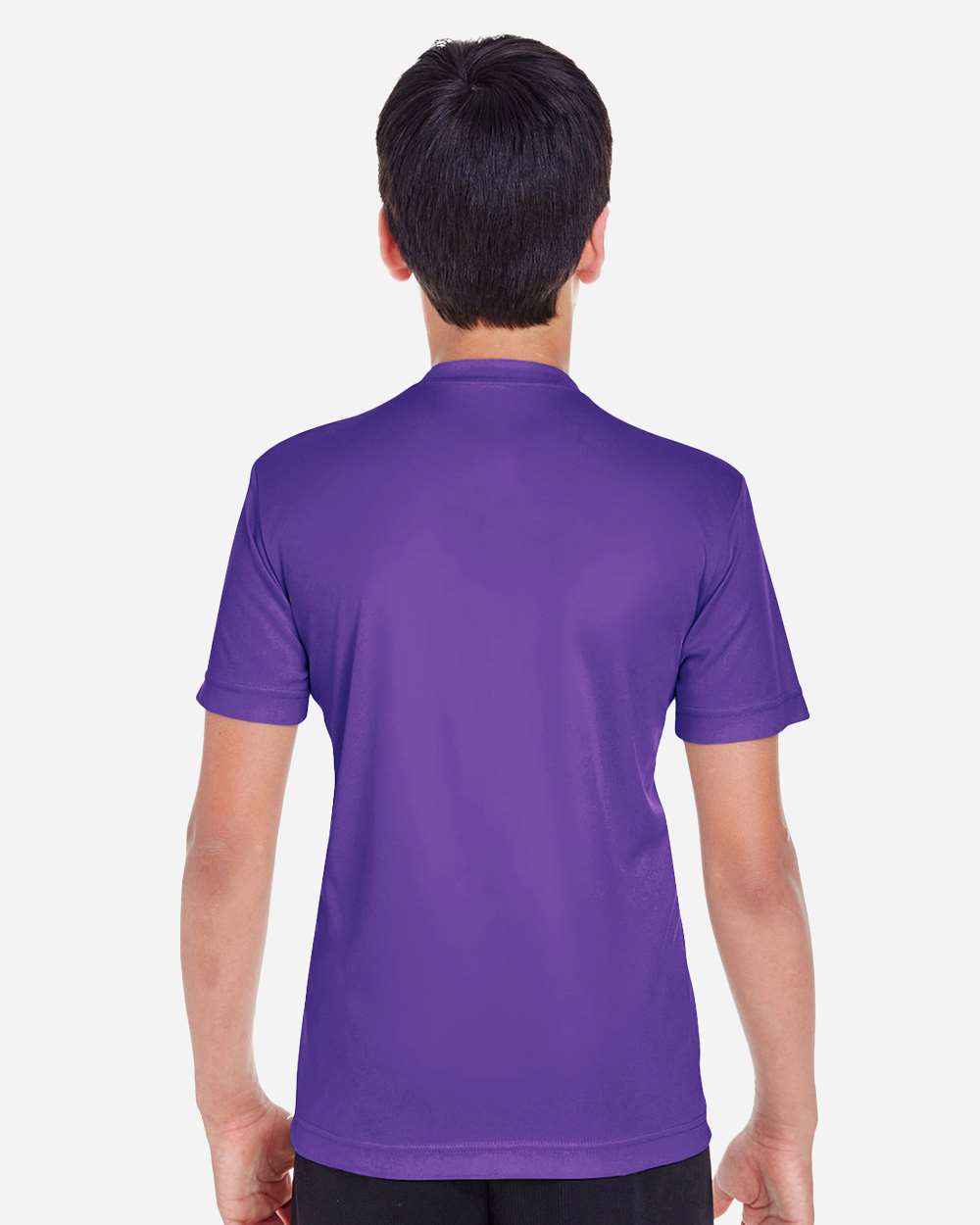 Youth Zone Performance T-Shirt - OnModelBack - B683D9672 - Sport Purple