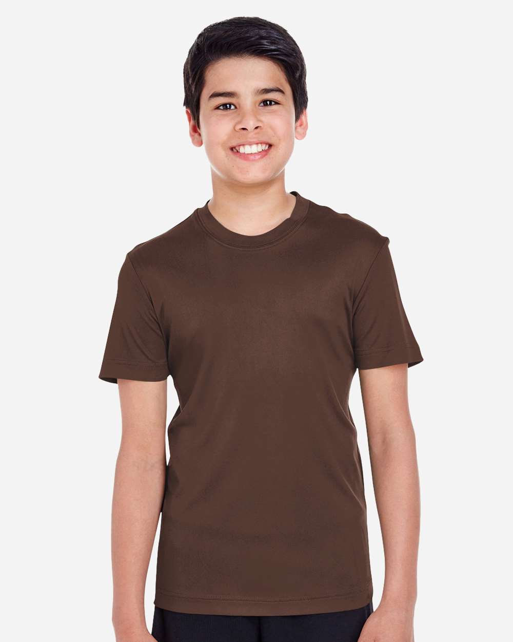 Youth Zone Performance T-Shirt - OnModelFront - B683D9052 - Sport Dark Brown