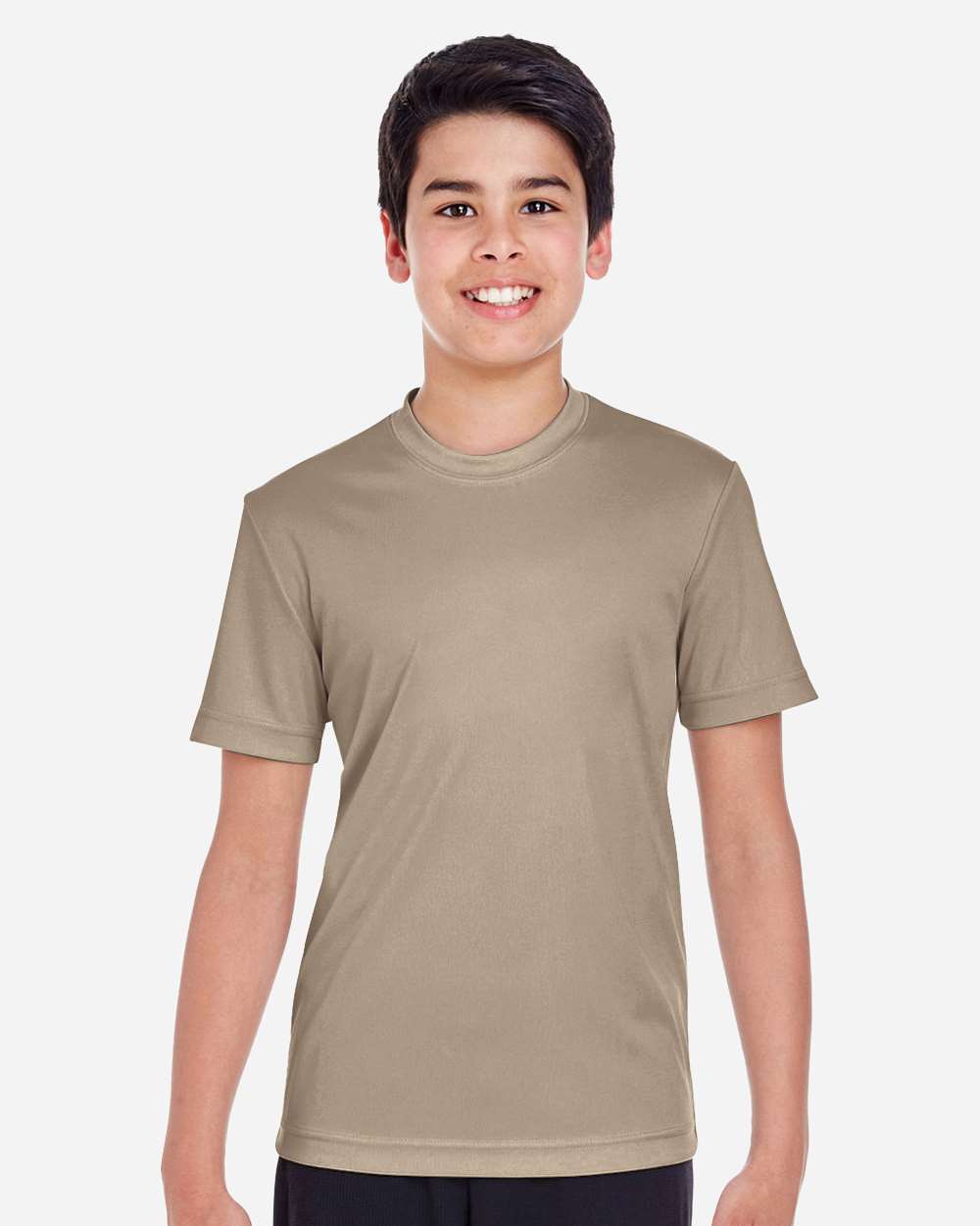 Youth Zone Performance T-Shirt - OnModelFront - B683D9112 - Desert Khaki