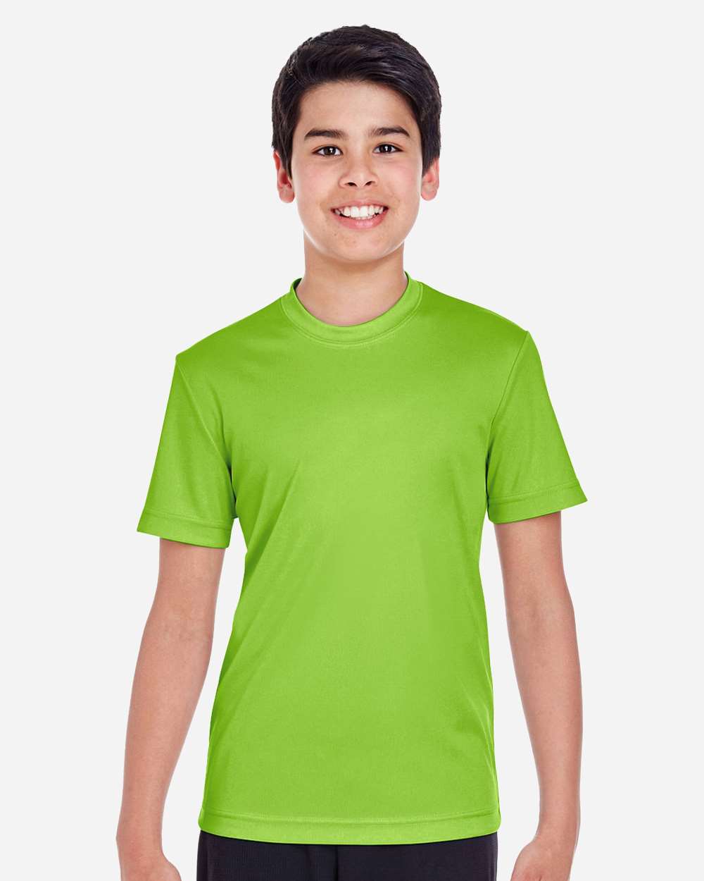 Youth Zone Performance T-Shirt - OnModelFront - B683D9162 - Acid Green