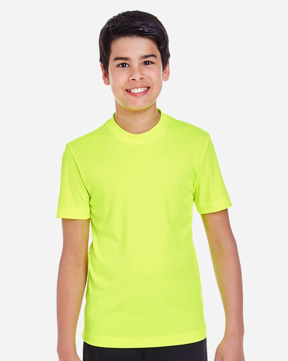Youth Zone Performance T-Shirt - OnModelFront - B683D9172 - Safety Yellow