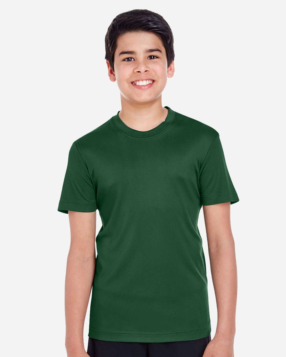 Youth Zone Performance T-Shirt - OnModelFront - B683D9192 - Sport Dark Green
