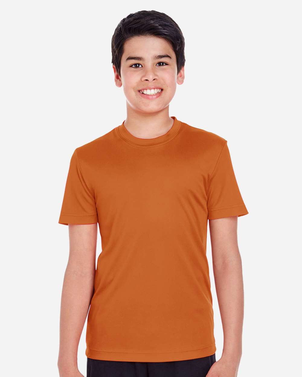 Youth Zone Performance T-Shirt - OnModelFront - B683D9322 - Sport Burnt Orange