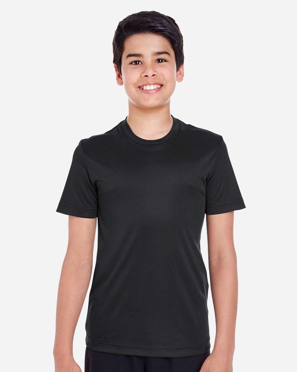 Youth Zone Performance T-Shirt - OnModelFront - B683D9502 - Black