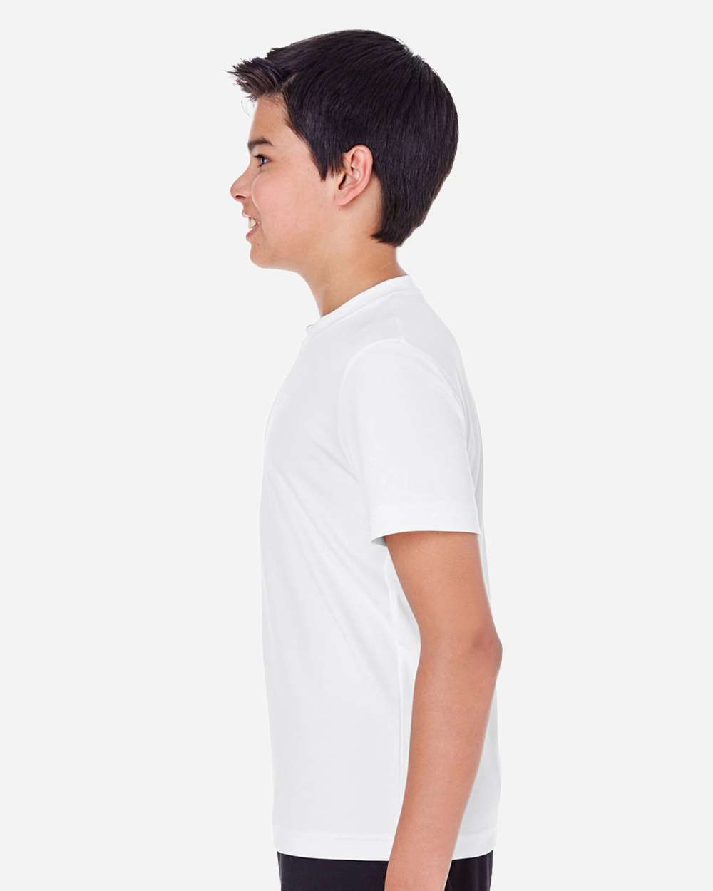 Youth Zone Performance T-Shirt - OnModelSide - B683D9002 - White