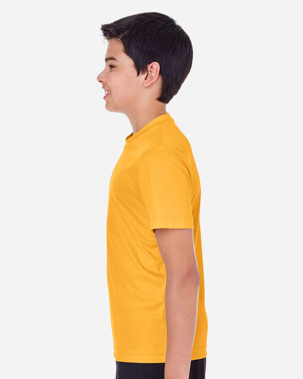 Youth Zone Performance T-Shirt - OnModelSide - B683D9122 - Sport Athletic Gold