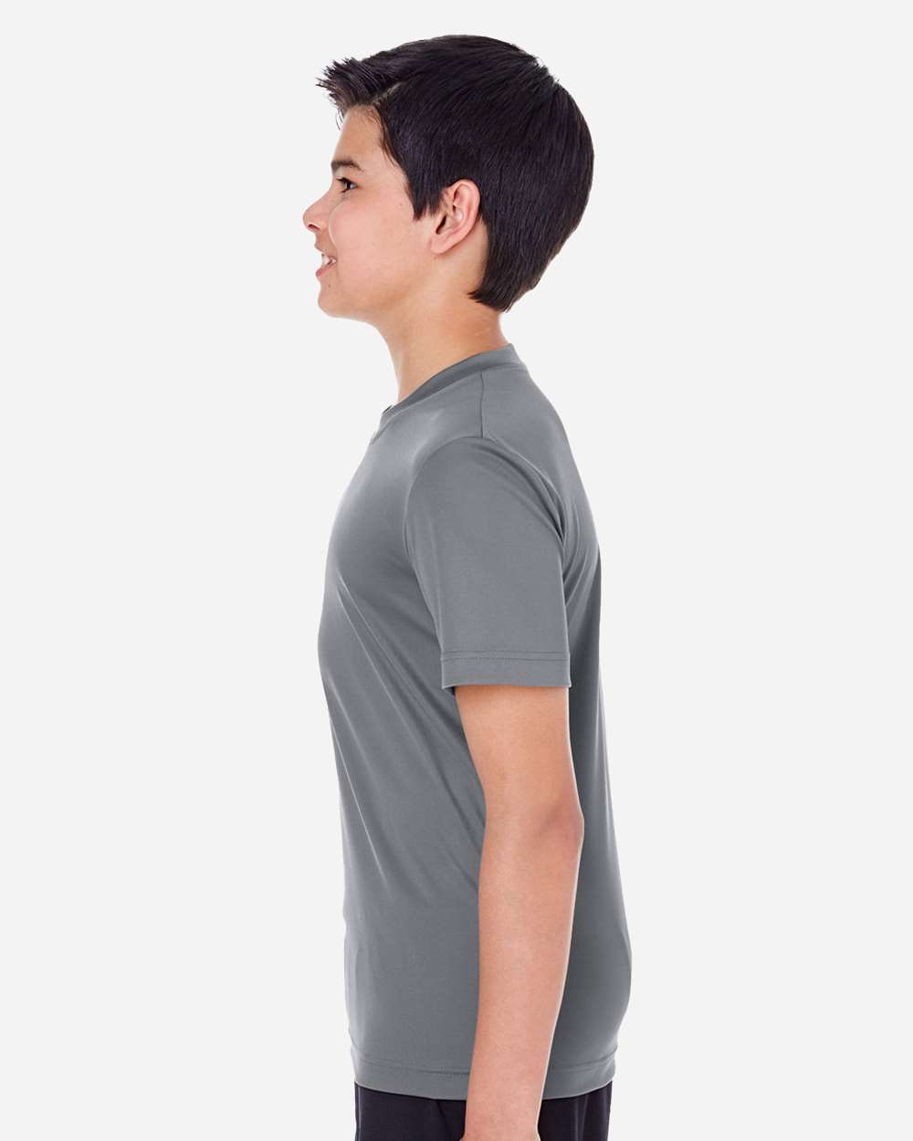 Youth Zone Performance T-Shirt - OnModelSide - B683D9132 - Sport Graphite