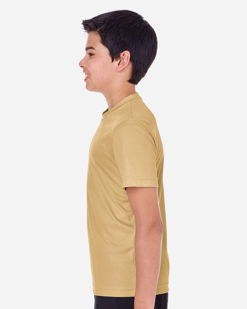 Youth Zone Performance T-Shirt - OnModelSide - B683D9152 - Sport Vegas Gold
