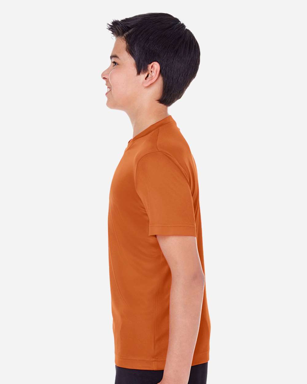 Youth Zone Performance T-Shirt - OnModelSide - B683D9322 - Sport Burnt Orange
