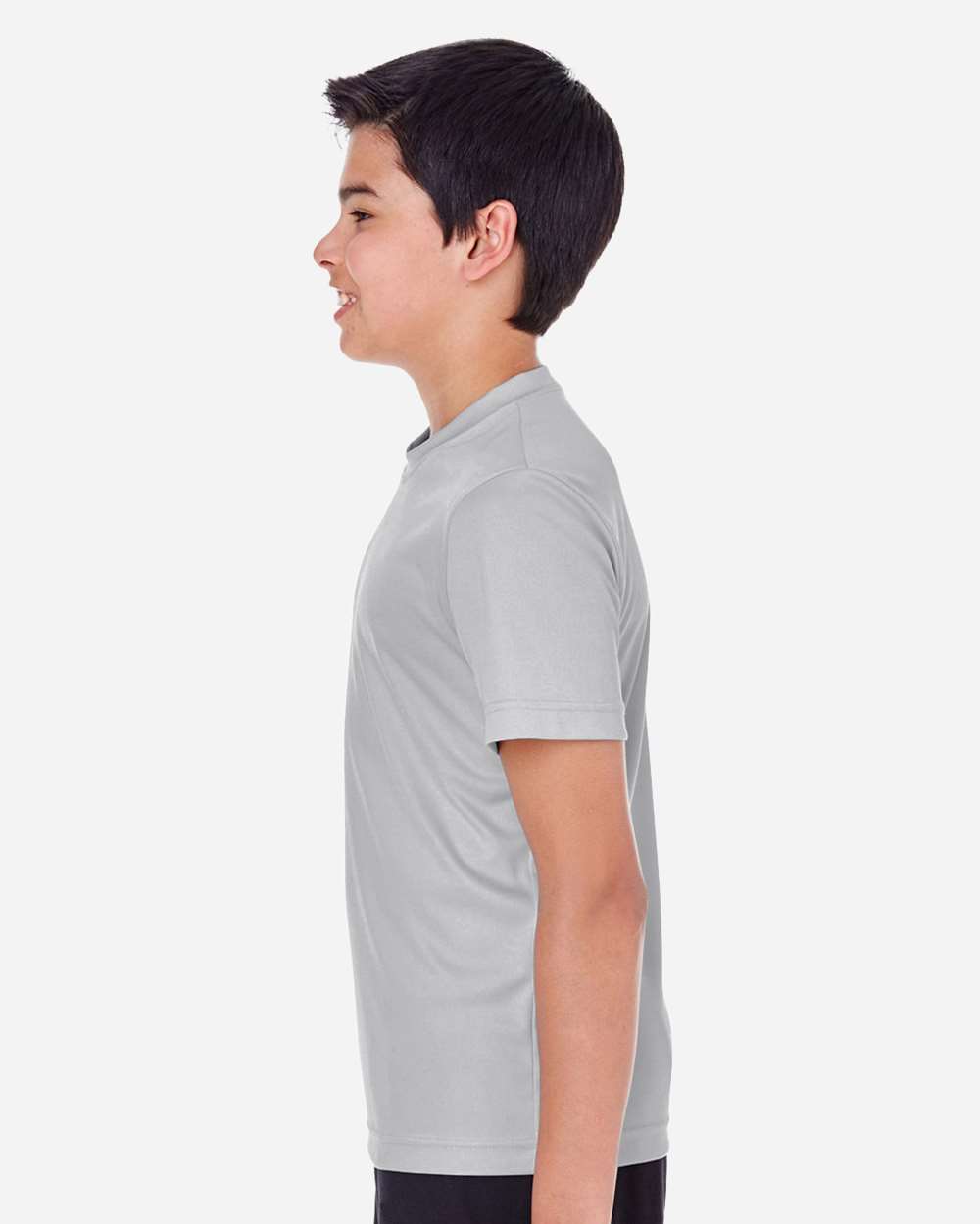 Youth Zone Performance T-Shirt - OnModelSide - B683D9352 - Sport Silver