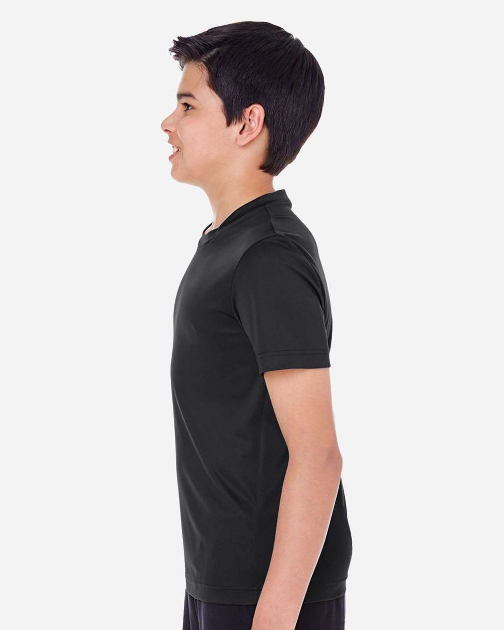 Youth Zone Performance T-Shirt - OnModelSide - B683D9502 - Black