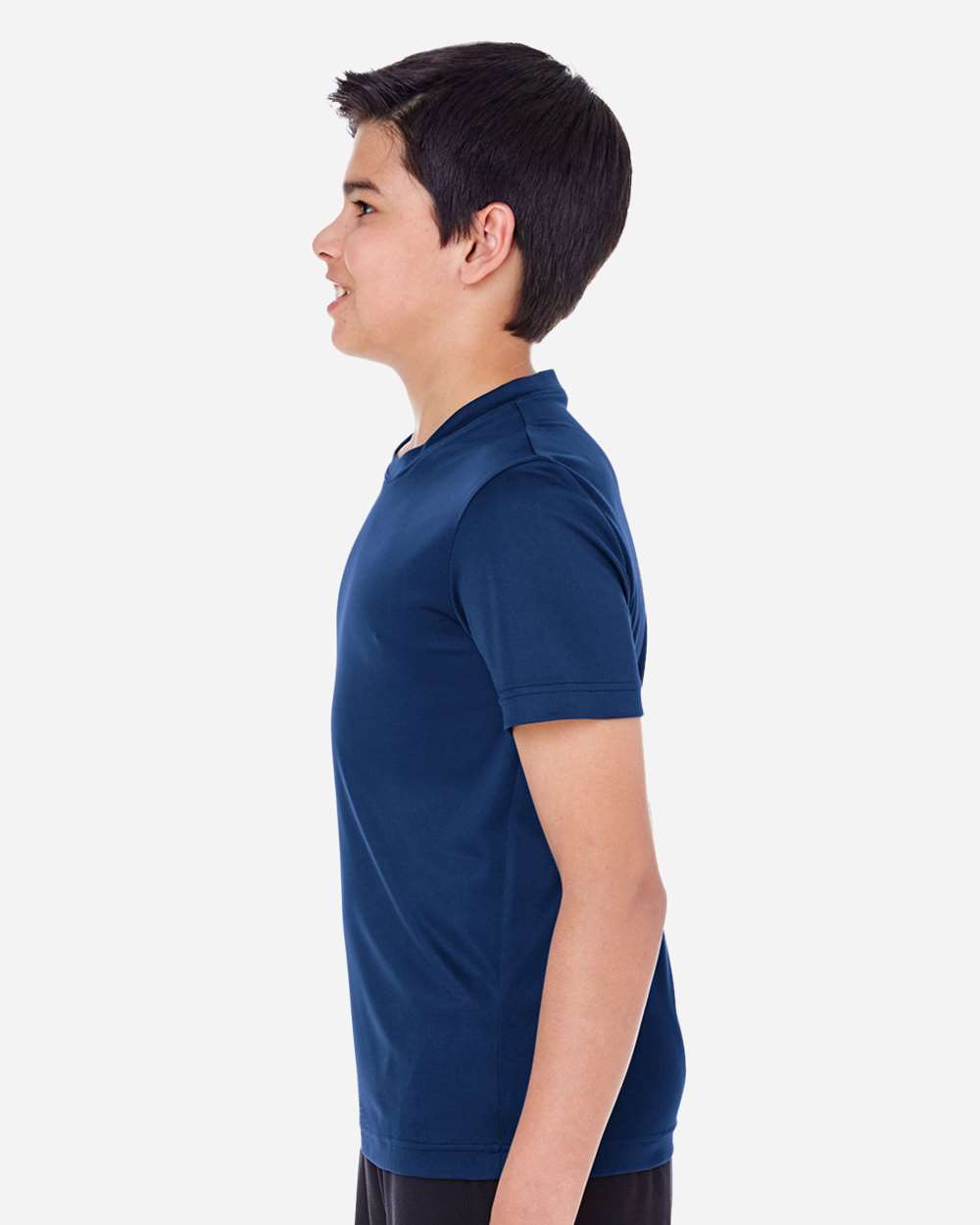 Youth Zone Performance T-Shirt - OnModelSide - B683D9652 - Sport Dark Navy