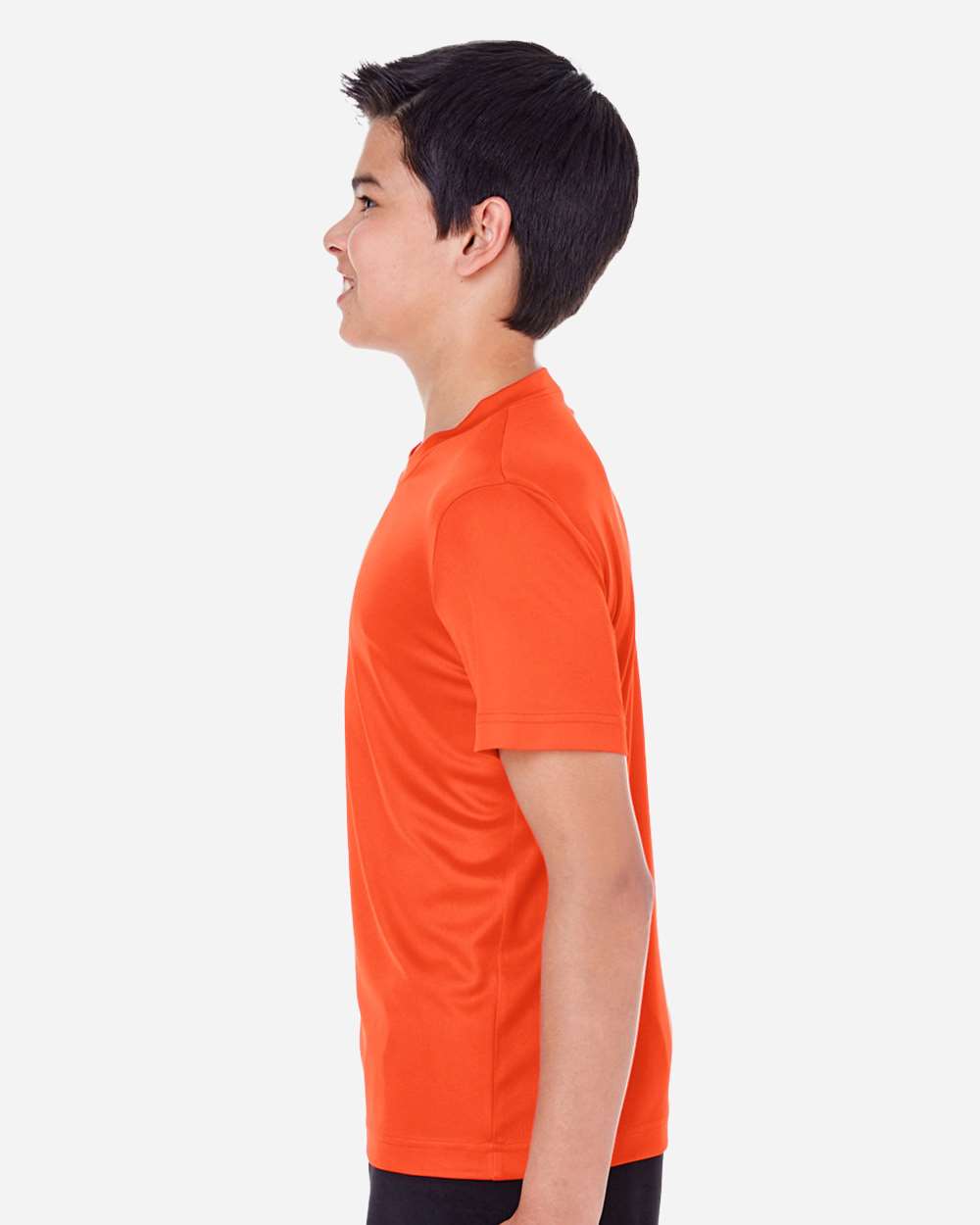 Youth Zone Performance T-Shirt - OnModelSide - B683D9662 - Sport Orange