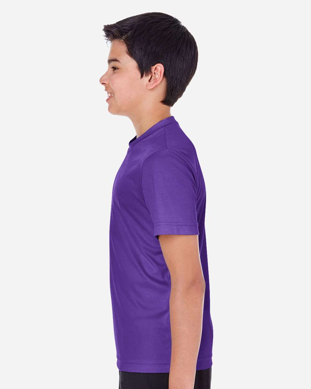 Youth Zone Performance T-Shirt - OnModelSide - B683D9672 - Sport Purple