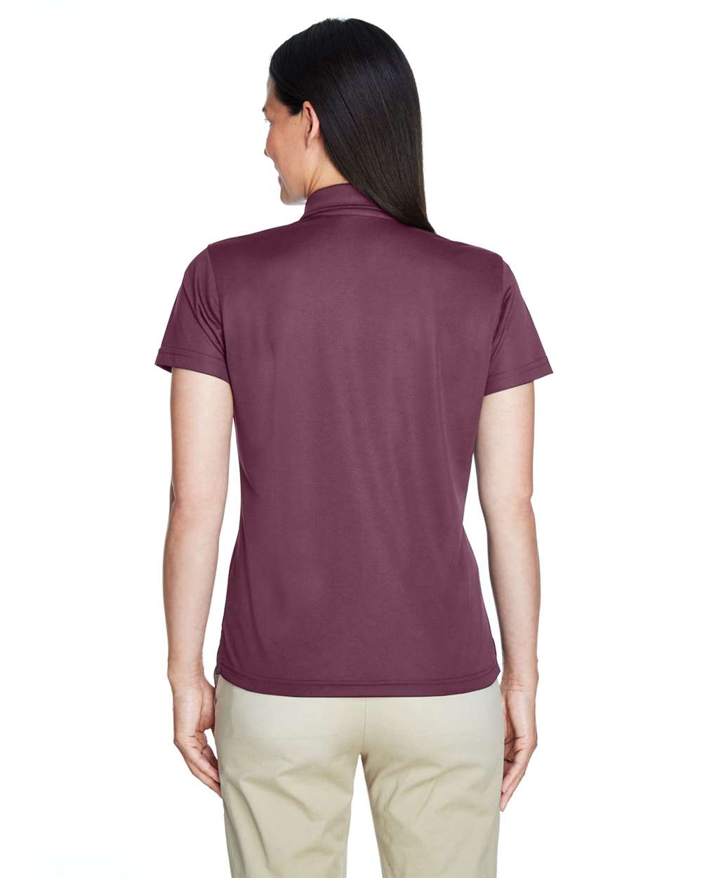 Women's Command Snag Protection Polo - OnModelBack - B693D9532 - Sport Dark Maroon