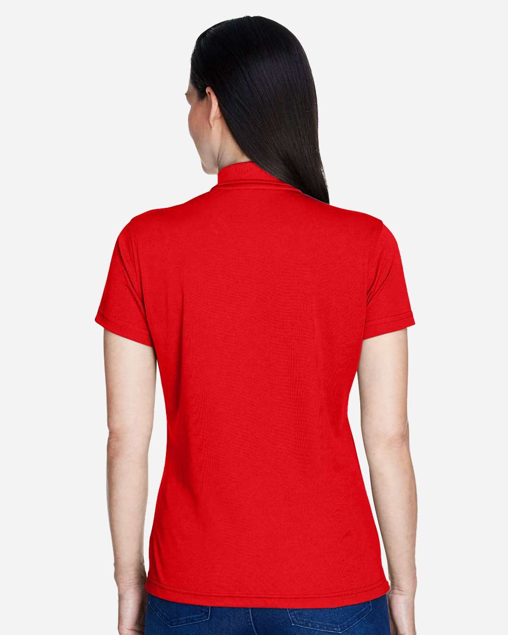 Women's Command Snag Protection Polo - OnModelBack - B693D9702 - Sport Red