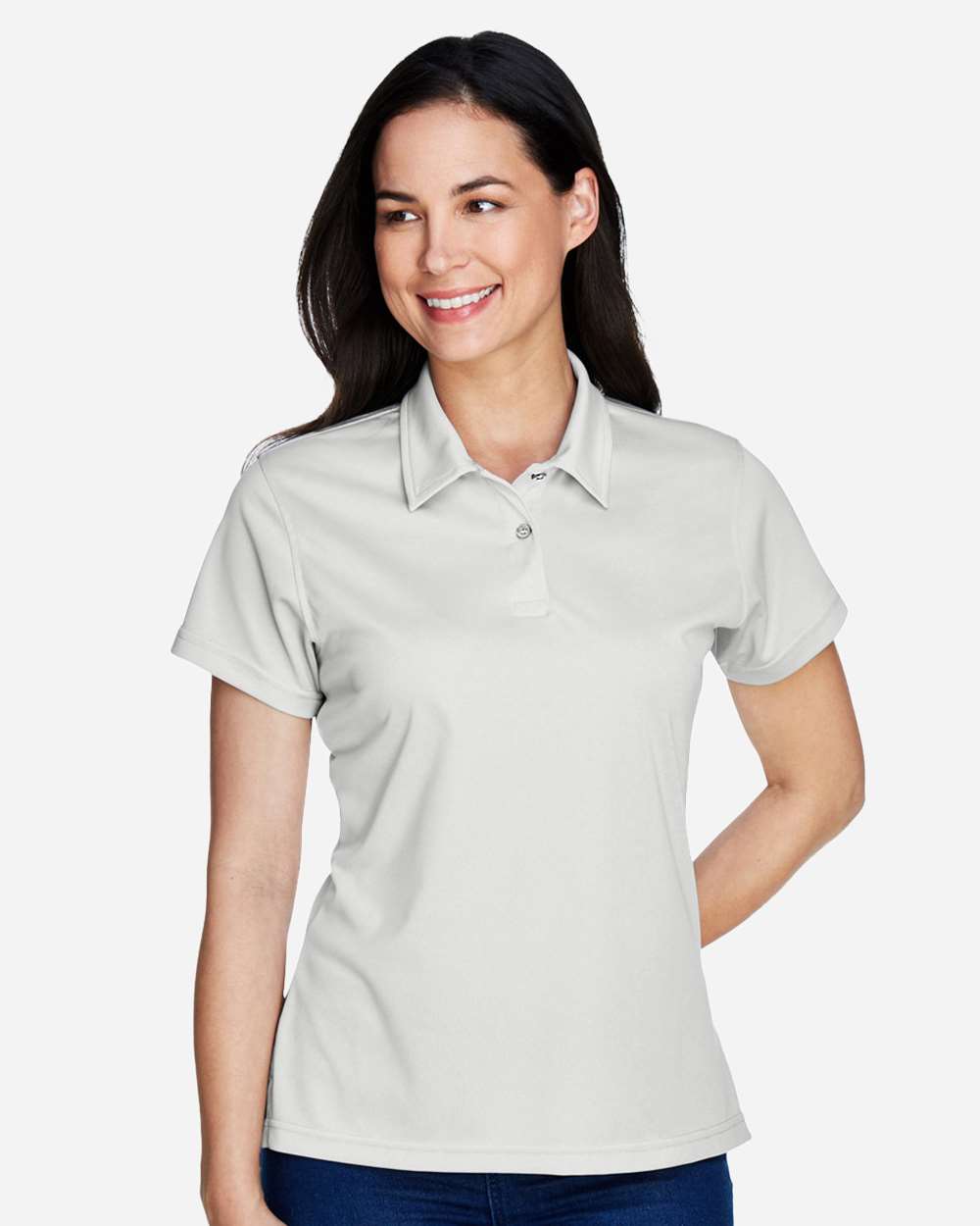 Women's Command Snag Protection Polo - OnModelFront - B693D9352 - Sport Silver