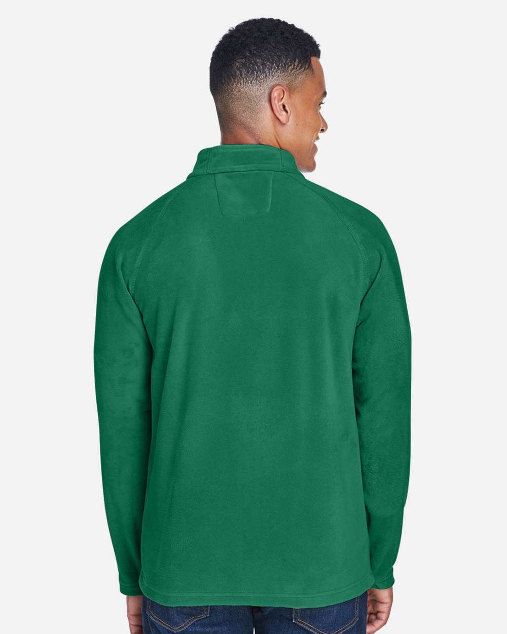 Men's Campus Microfleece Jacket - OnModelBack - B751D9602 - Sport Kelly