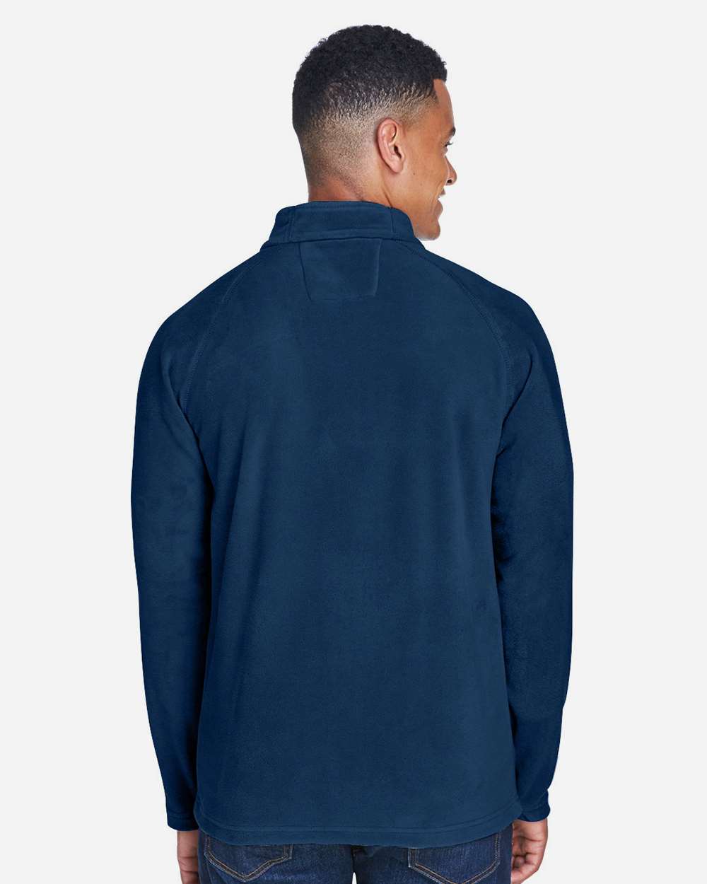 Men's Campus Microfleece Jacket - OnModelBack - B751D9652 - Sport Dark Navy