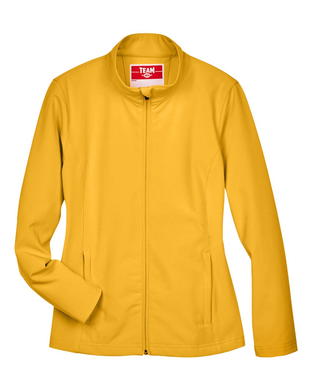 Women's Leader Soft Shell Jacket - Front - B743D9122 - Sport Athletic Gold